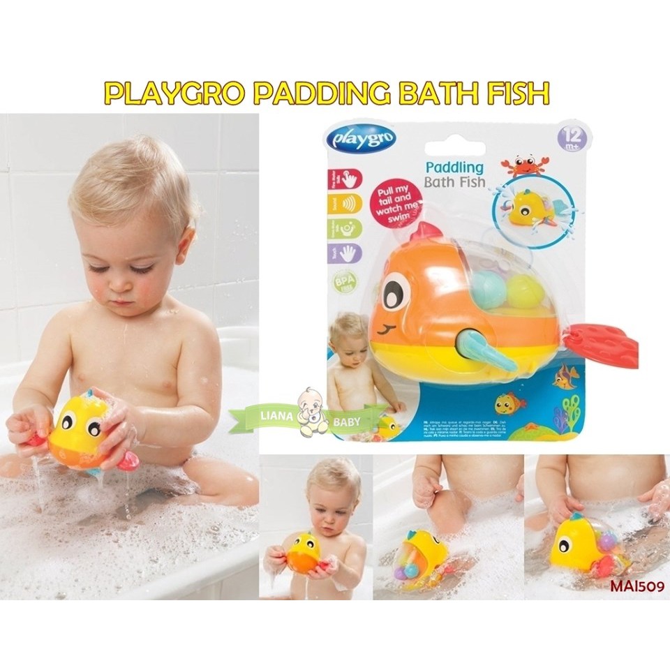 MAI509 MAINAN MANDI PLAYGRO PADDING BATH FISH