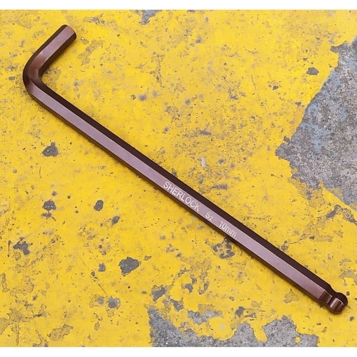 Kunci L Hexkey 10 mm (Heavy Duty) Sherlock Kunci L Material S2 (1Pcs)