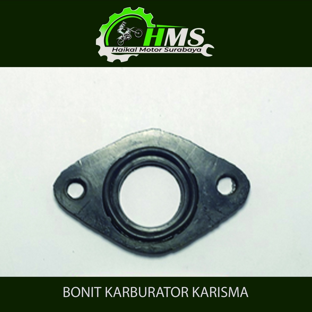 BONIT KARBURATOR KARISMA + O RING - EBONIT FIBER MANIPOL KARBU SUPRA X 125 / KIRANA / KARISMA X