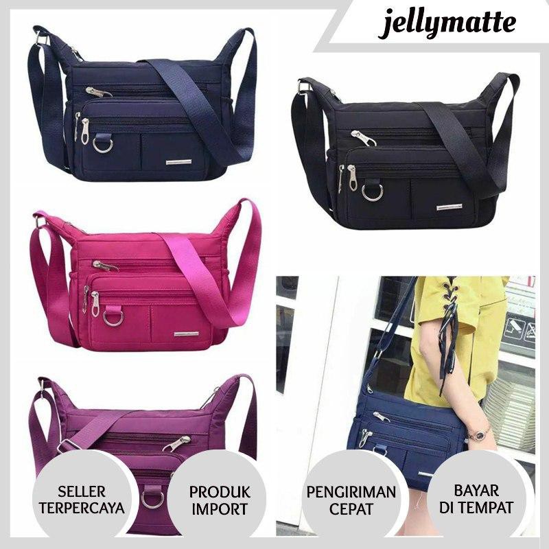 PROMO COD - SY.S-066 Multipurpose Nylon Women Sling bag / Tas Selempang