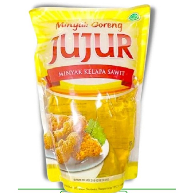 

Minyak Goreng Sawit Merek Jujur Refill Isi Ulang 1 liter
