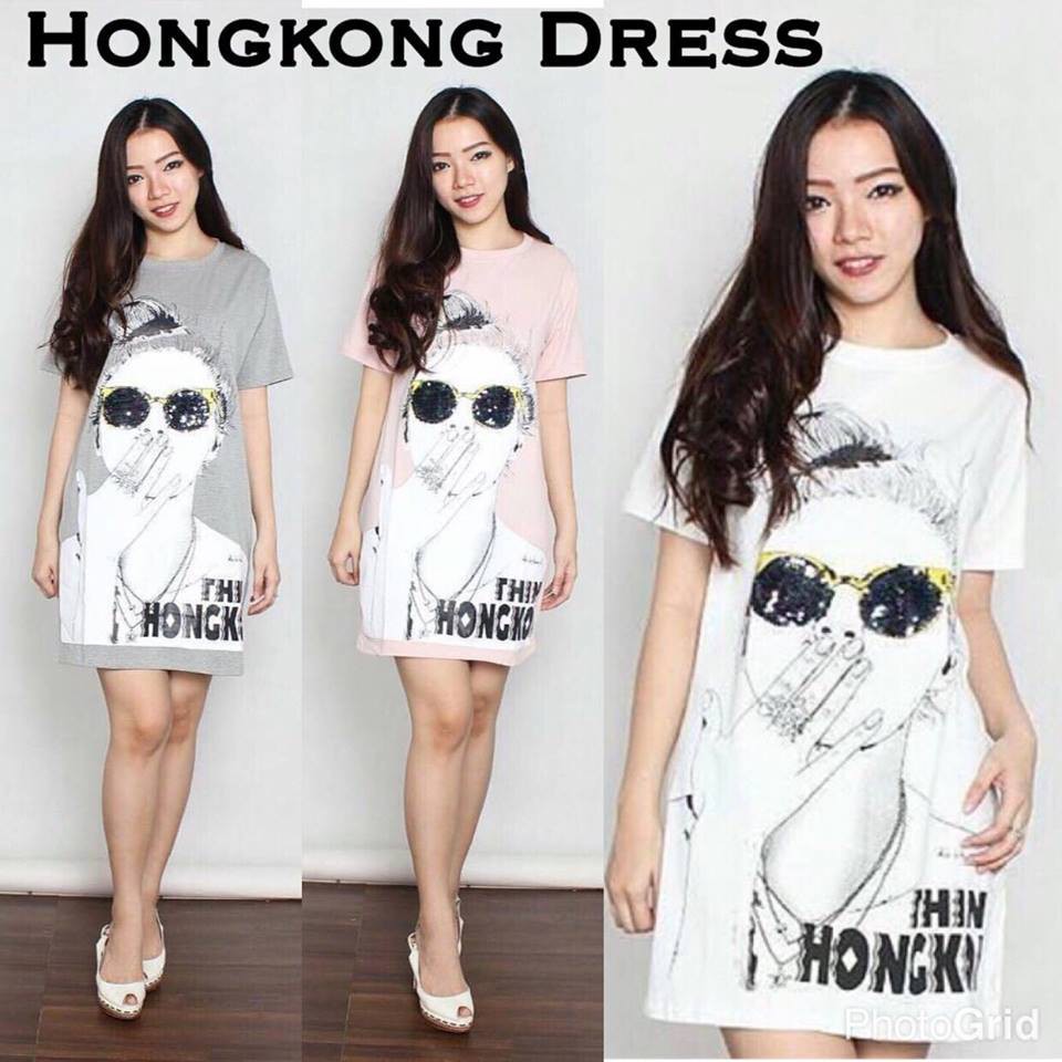 MakeGrosir - DRESS WANITA TUNIK HONGKONG