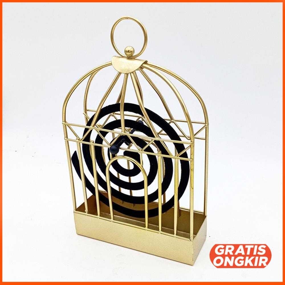 Tempat Obat Nyamuk Nordic Birdcage Mosquito Repellent Rack tK01