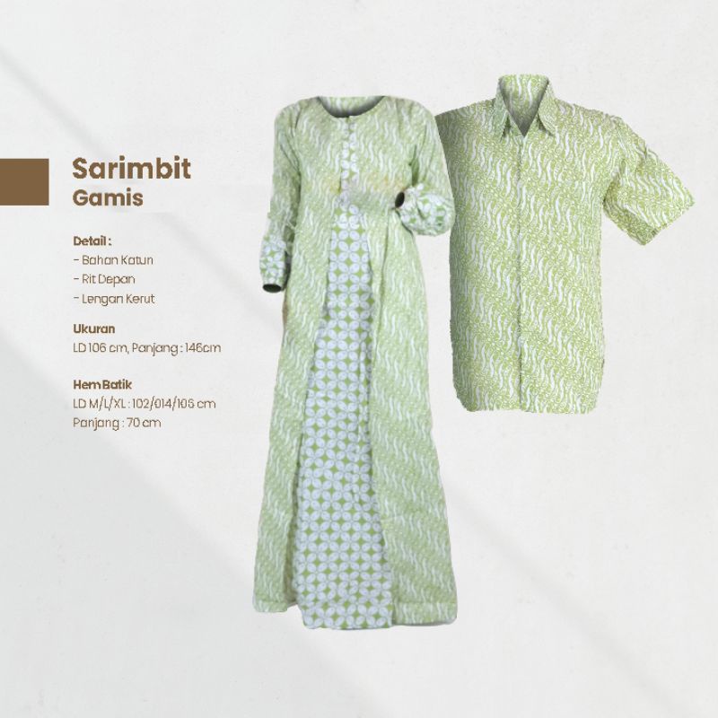 Sarimbit Gamis Batik - NairaBatik