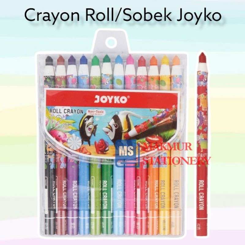 

Crayon Roll / Sobek Joyko 12 Warna