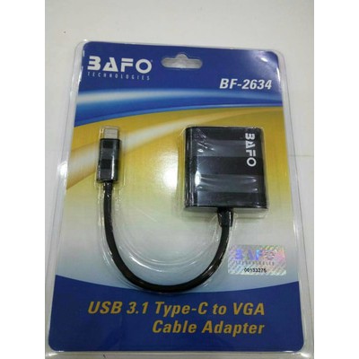 USB 3.1 Type C to VGA BAFO BF-2634