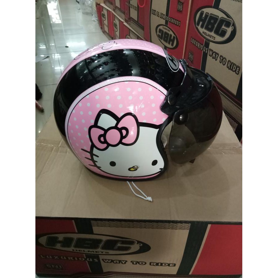 PROMO HELM BOGO ANAK MEREK HMR CORAK KORTING