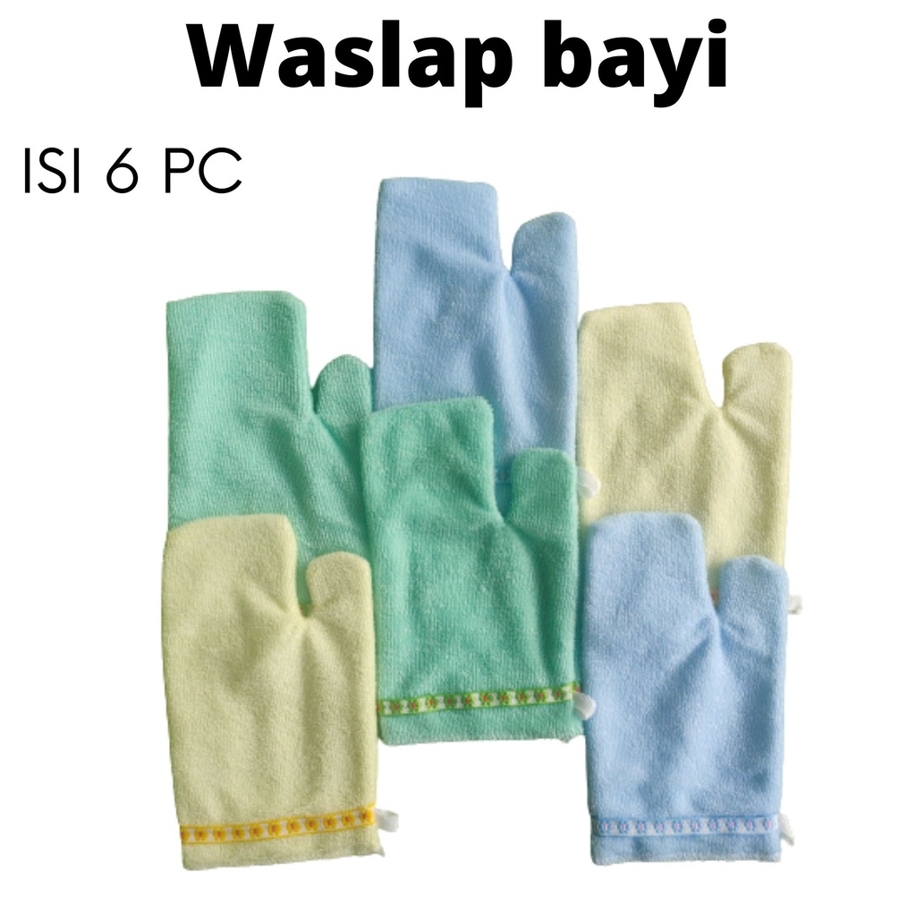 Waslap bayi / Waslap mandi bayi / Handuk tangan mandi bayi