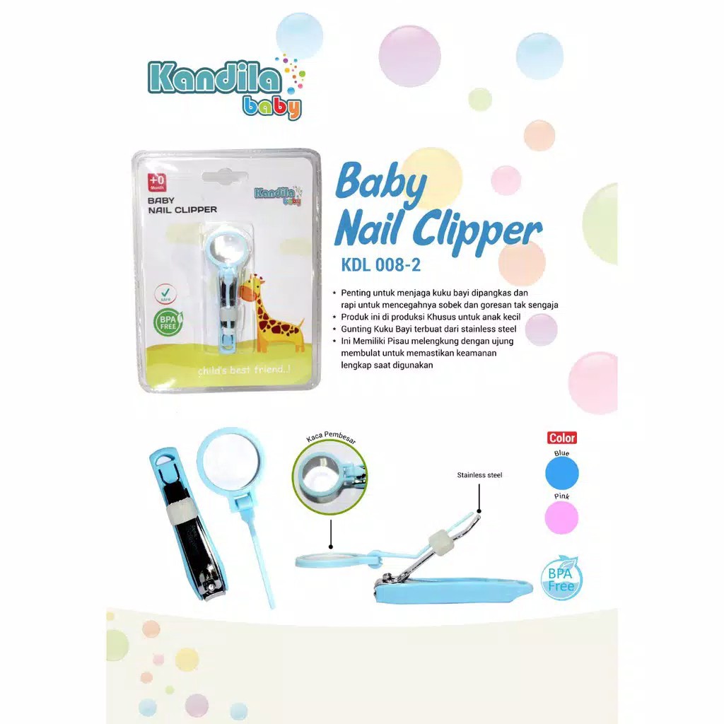 KANDILA Baby Nail Clipper KDL008-2 - Gunting Kuku