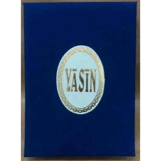 Yasin Saku Lipat, Cover Bludru + Sticker Foto & Ucapan