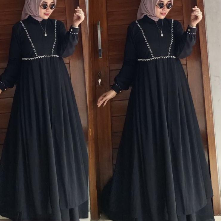 [ASB.10Jn22e] Nabila Dress vol 2 Gamis CeruttiBabydoll Gamis Alhaya Gamis Murah Gamis Polos Gamis Ju