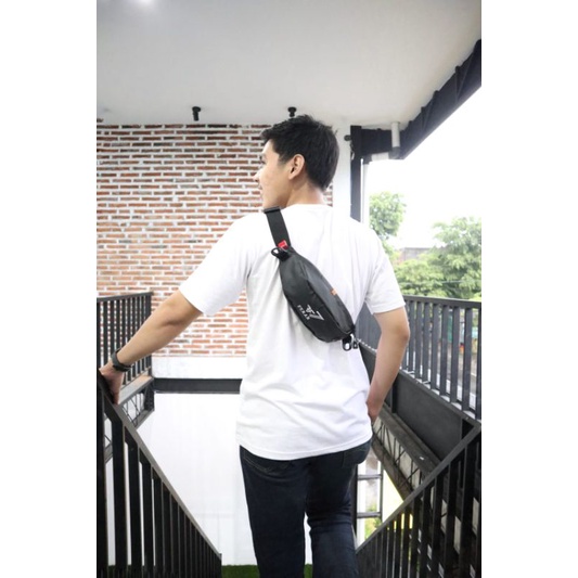Tas perut Ferar anti air pria wanita || Tas selempang mini || tas pinggang