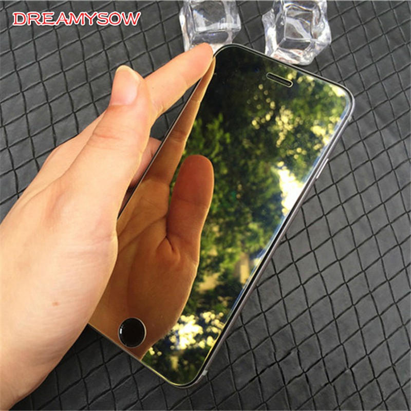 The original touch screen feel is suitable for iphone 11 Pro max 6 7 plus tempered glass mirror film