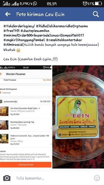 Gratis THR 2 toples Ceu Ecin (Ceumilan Enak Cyiiin..!!)