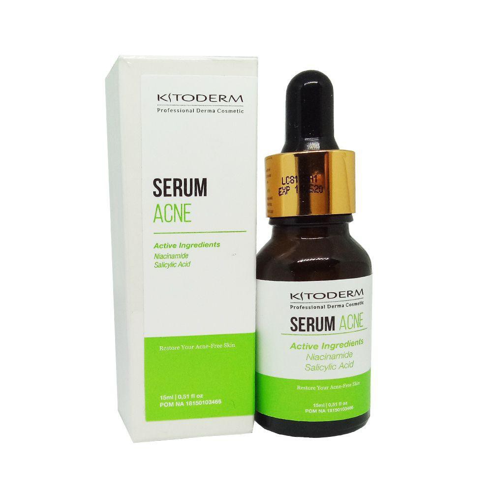 Kitoderm SERUM ACNE 15ml Original / Serum Jerawat BPOM Aman