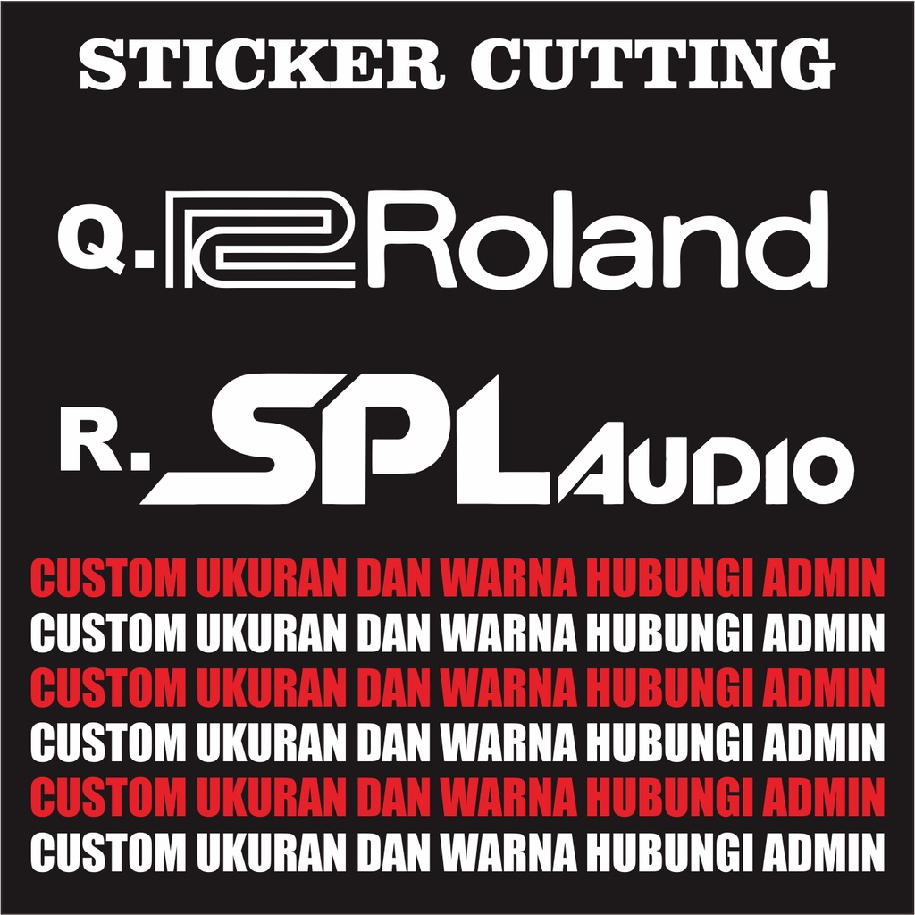 Sticker Cutting Audio Music Logo / Yamaha Music,Montarbo,Huper DLL