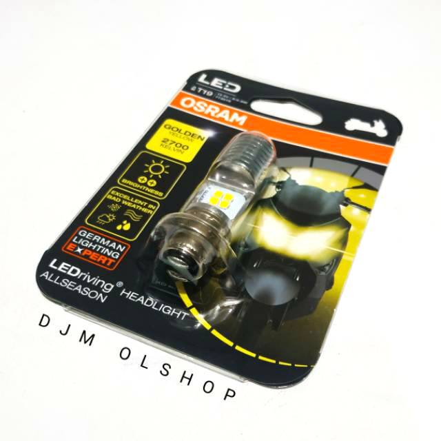 LAMPU DEPAN OSRAM LED YELLOW  VARIO 125 BEAT FI ESP MIO M3