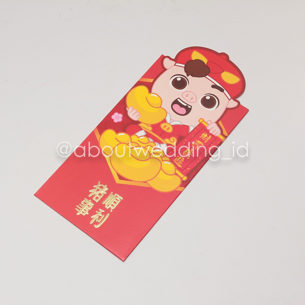 

Angpao Babi Gold imlek chinese new year shio hok