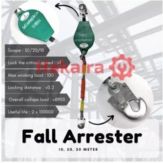 Fall arrester - climbing stop - 10 meter - katrol