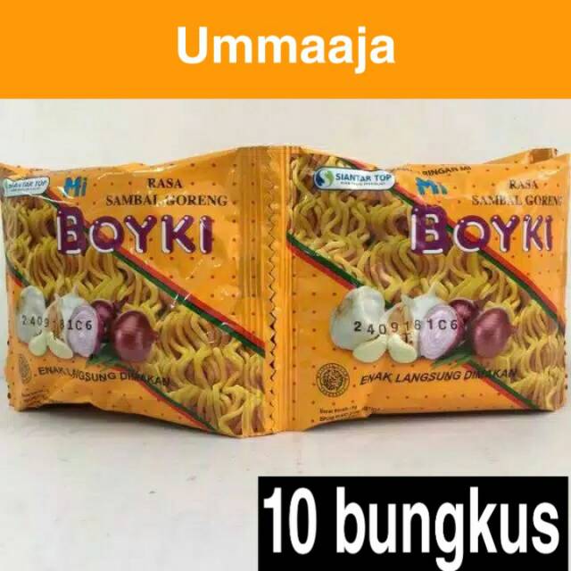 mie Boyki jajan jadul