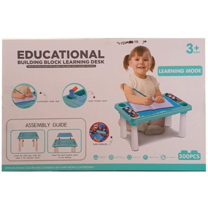Bergaransi Meja Belajar Dan Bermain Anak 2In1 / Meja Lego / Meja Main Pasir - Non Chaobao Promo