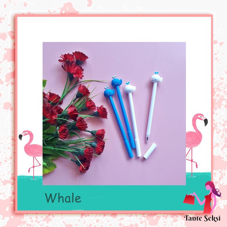 

Ballpoint Karakter Ikan Fish Lucu Imut Bolpoin Pulpen Whale Pena Pen