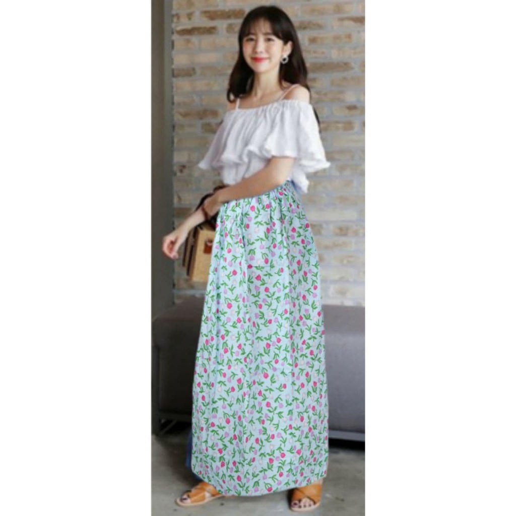 IZANY Rok Wolfis Panjang Banyak Motif-MINI TULIP TOSCA