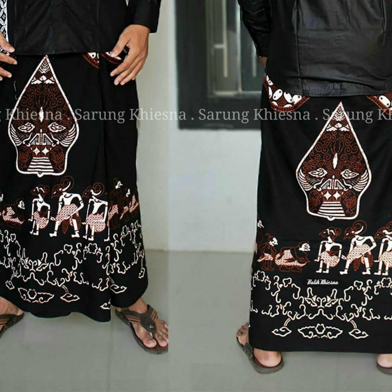 SARUNG BATIK TRADITIONAL - SARUNG DEWASA - SARUNG SHOLAT - WAYANG NUSANTARA-BAHAN KATUN HALUS