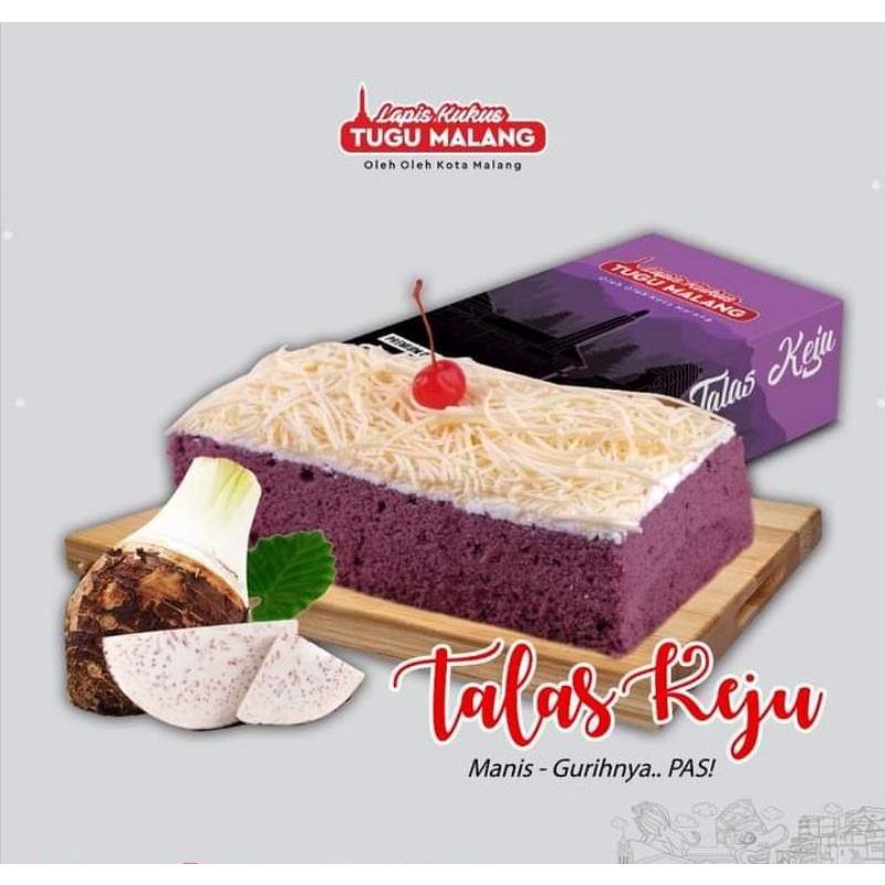 

Lapis Kukus Tugu Malang Talas Keju