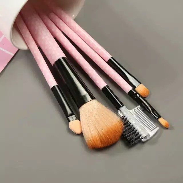 GM JK268 - 5in1 Set Brush Make up/ Kuas Kosmetik/ Alat Make up