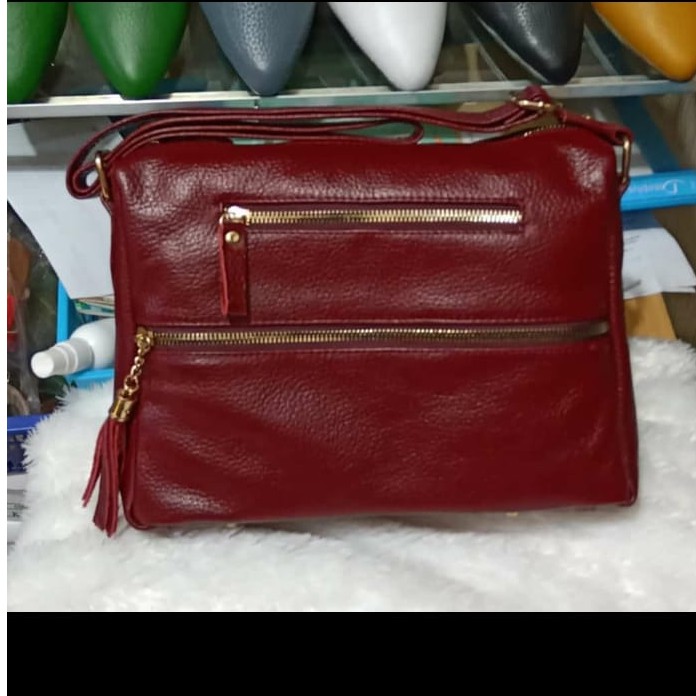 Tas kulit garut asli size M