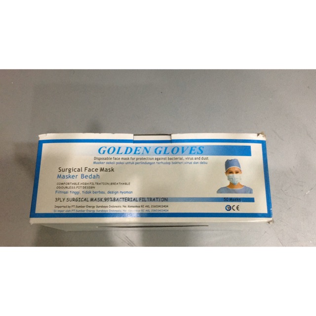 Masker Cantol Golden Gloves