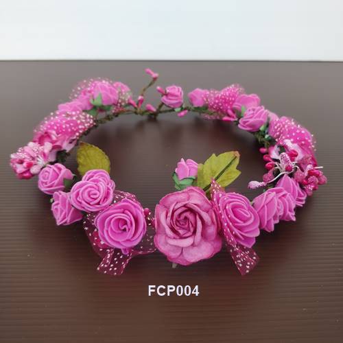 [SIAP KIRIM] AKSESORIS FLOWER CROWN WEDDING BUNGA HEADBAND PENGANTIN FCP004