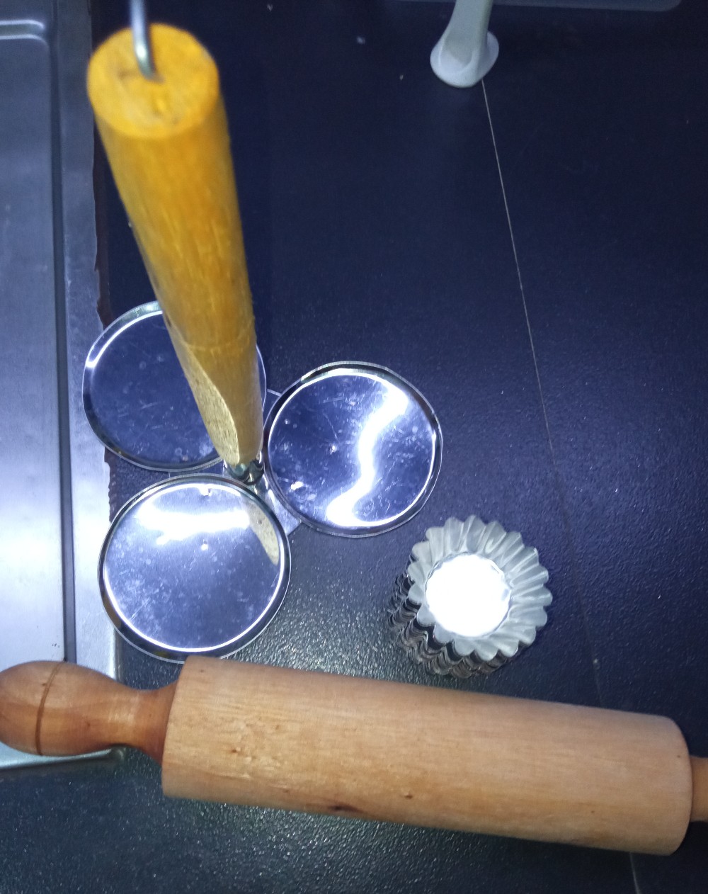 Cetakan Peyek Isi 3 Diameter 8 Cm Bahan Stainless