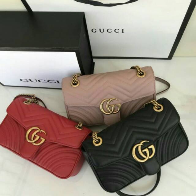 Gucci GG marmont bag mirror