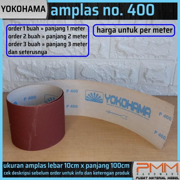 Amplas Yokohama 400 (10X100Cm) | Grate Roll Pasir Meter Kertas Sanding 076