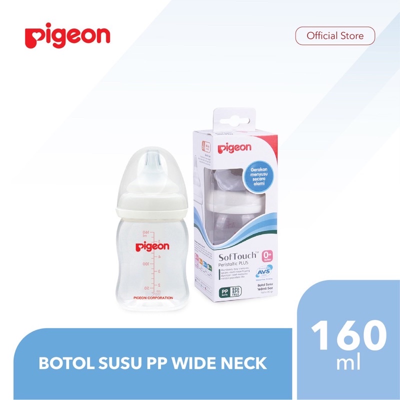 Pigeon botol susu soft touch wide neck ( satuan tanpa dus )