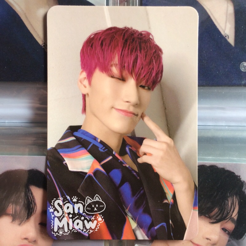 SAN ATEEZ Photocard POB Benefit Synnara Fever pt.2 Choi San Photocard PC