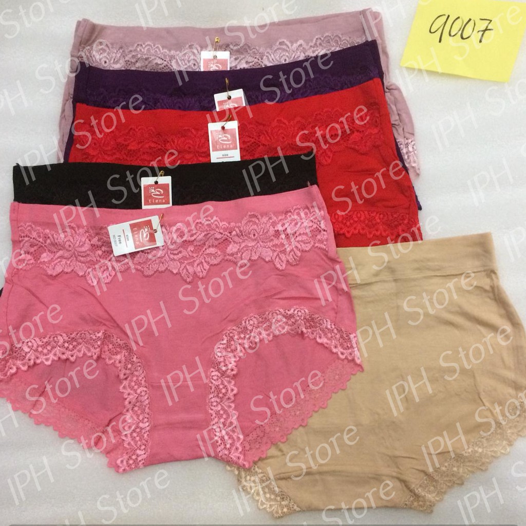 Celana Dalam / Underwear Wanita Elena 9007 (Model Maxi, Bahan Bamboo)