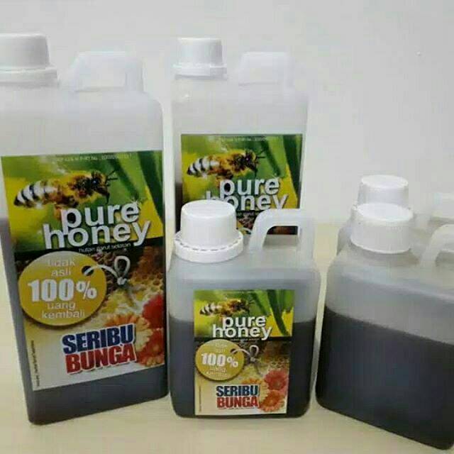 

Madu murni seribu bunga kemasan 1 kg