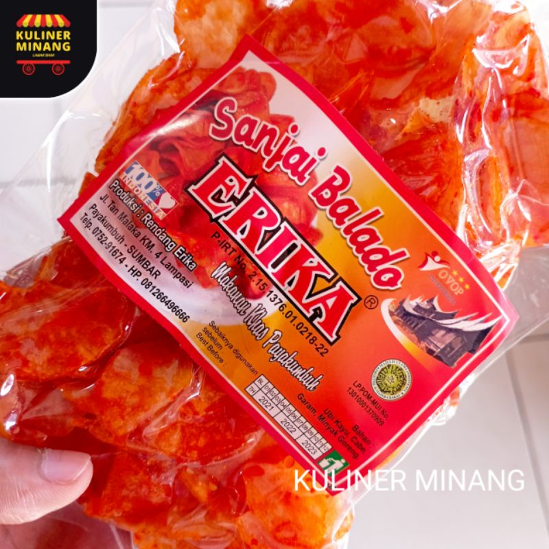 

SANJAI BALADO bulat ERIKA Oleh-Oleh Asli Cemilan Kampung Makanan Khas Payakumbuh Padang Jajanan Snack Kuliner Minang Kabau AX00