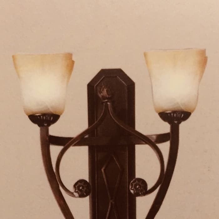 LAMPU DINDING KLASIK MINIMALIS 2 LAMPU TINGGI