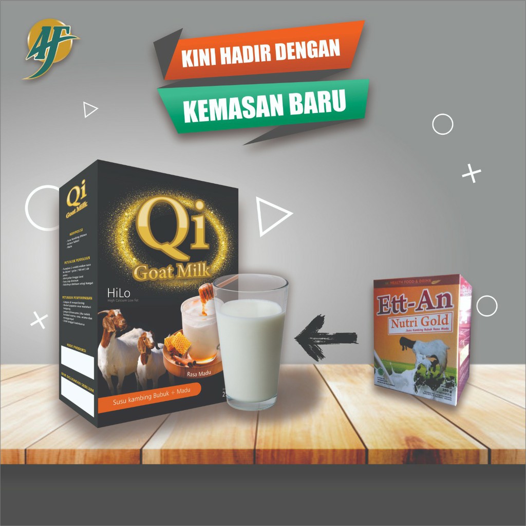 

Minuman Susu Kambing Bubuk Qi Goat Milk Saset Meningkatkan Daya Tahan Tubuh Anak Dan Kesehatannya.