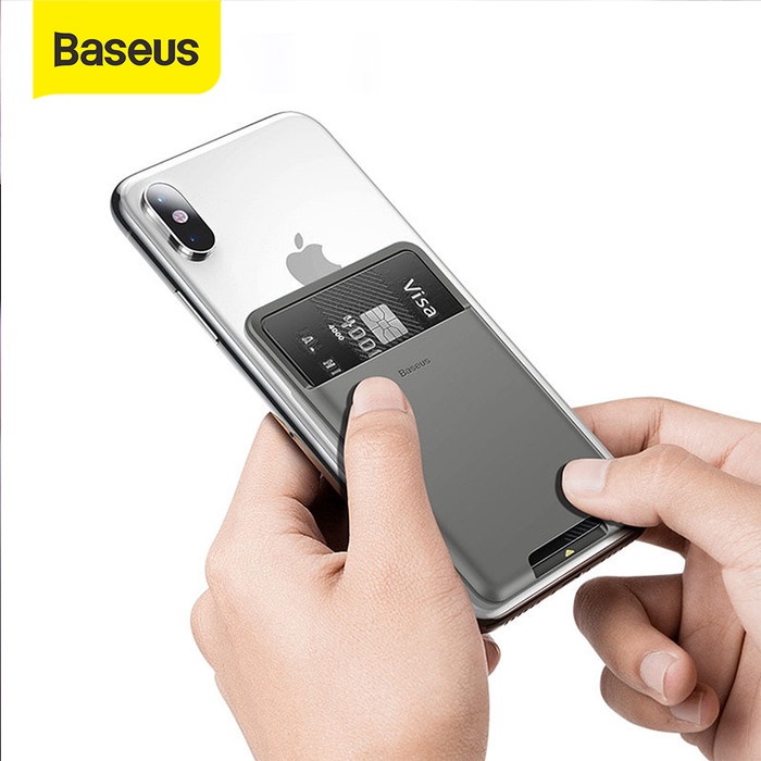 

READY Baseus Sticky Card Holder Dompet Kartu Tempelan HP Perekat Pocket HP MURAH