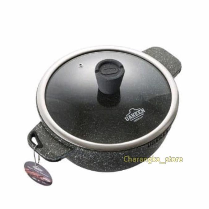 $$$$] UAKEEN SAUCEPOT CASSEROLE 30 CM PANCI GRANITE GERMANY VK224