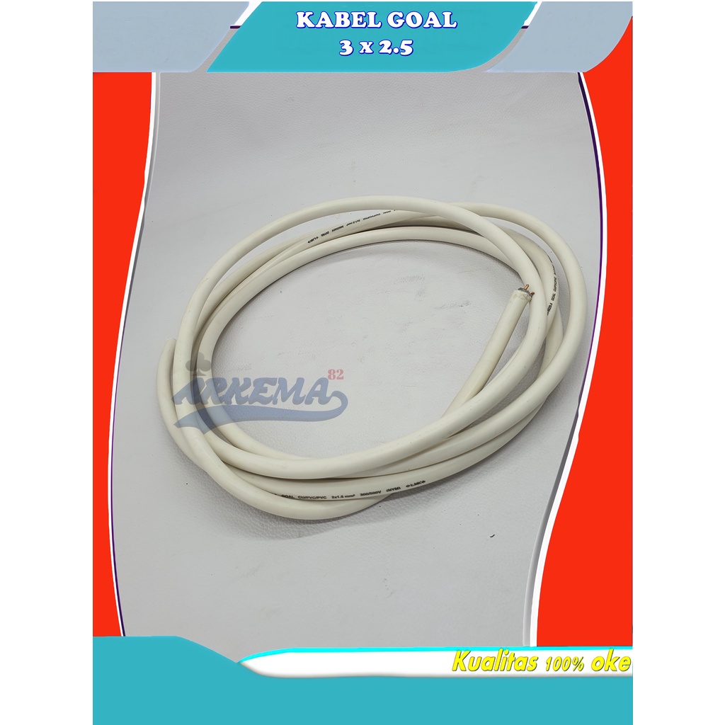 (DI JUAL METERAN) KABEL NYM 3X2.5 | KABEL TUNGGAL AC 3 X 2.5 | KABEL KAWAT TEMBAGA AC | KABEL