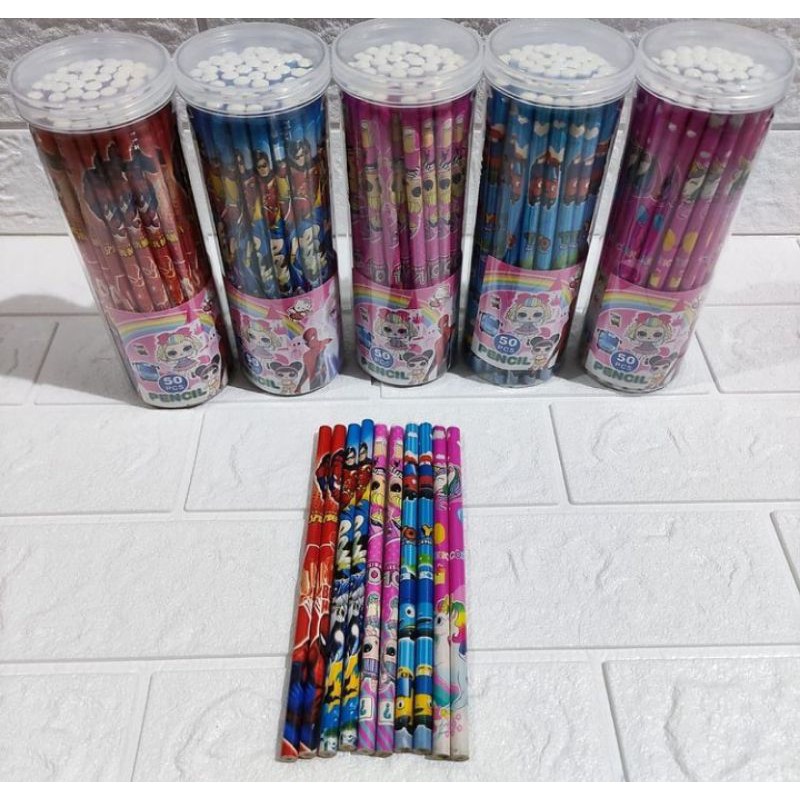 

pensil kayu fancy isi 50pcs