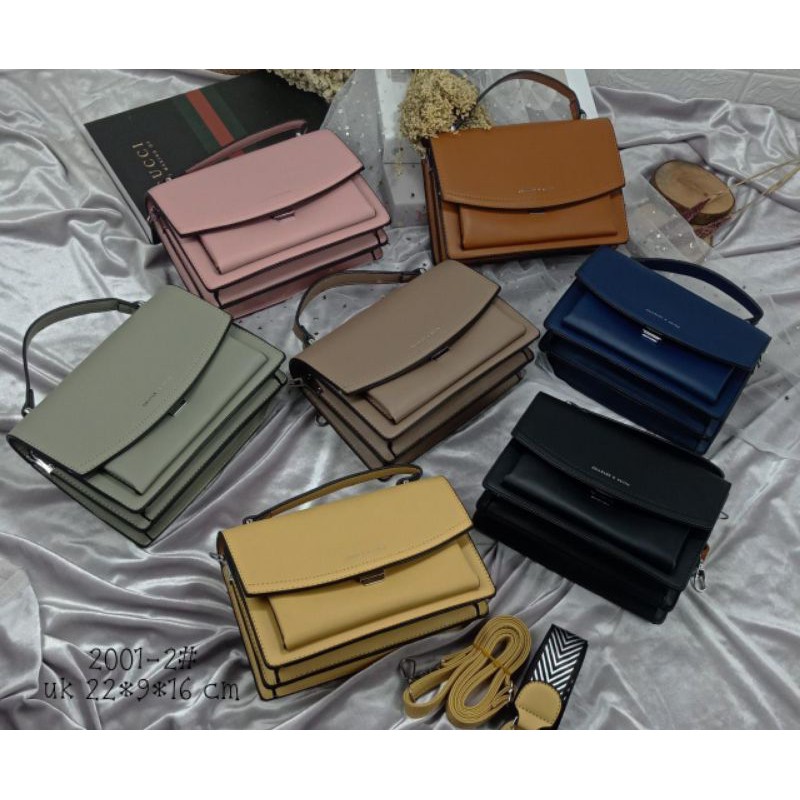 fastion import CK 2001-2 tas wanita uk 22*9*16cm 3 tali selempang tenteng