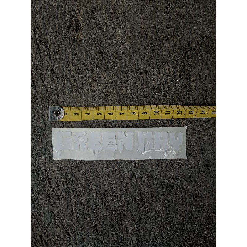 

sticker band greenday cutting