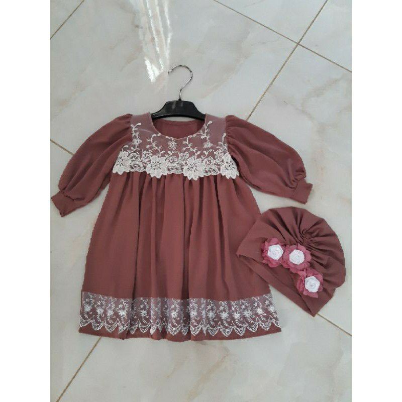 Gamis Kaftan Bayi Anak Perempuan Gamis Aqiqah baju bayi anak perempuan